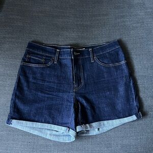 Levi's Dark Wash Denim Shorts